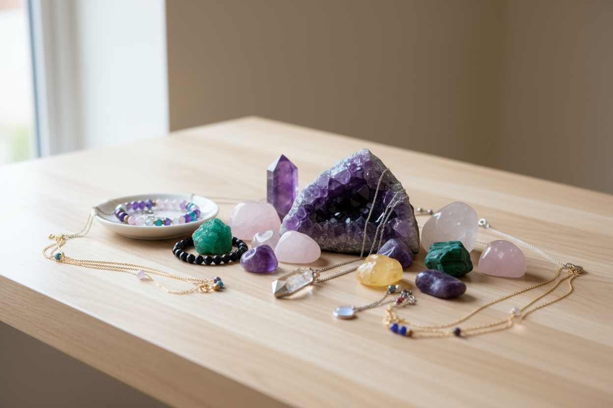 Crystals and Jewelry